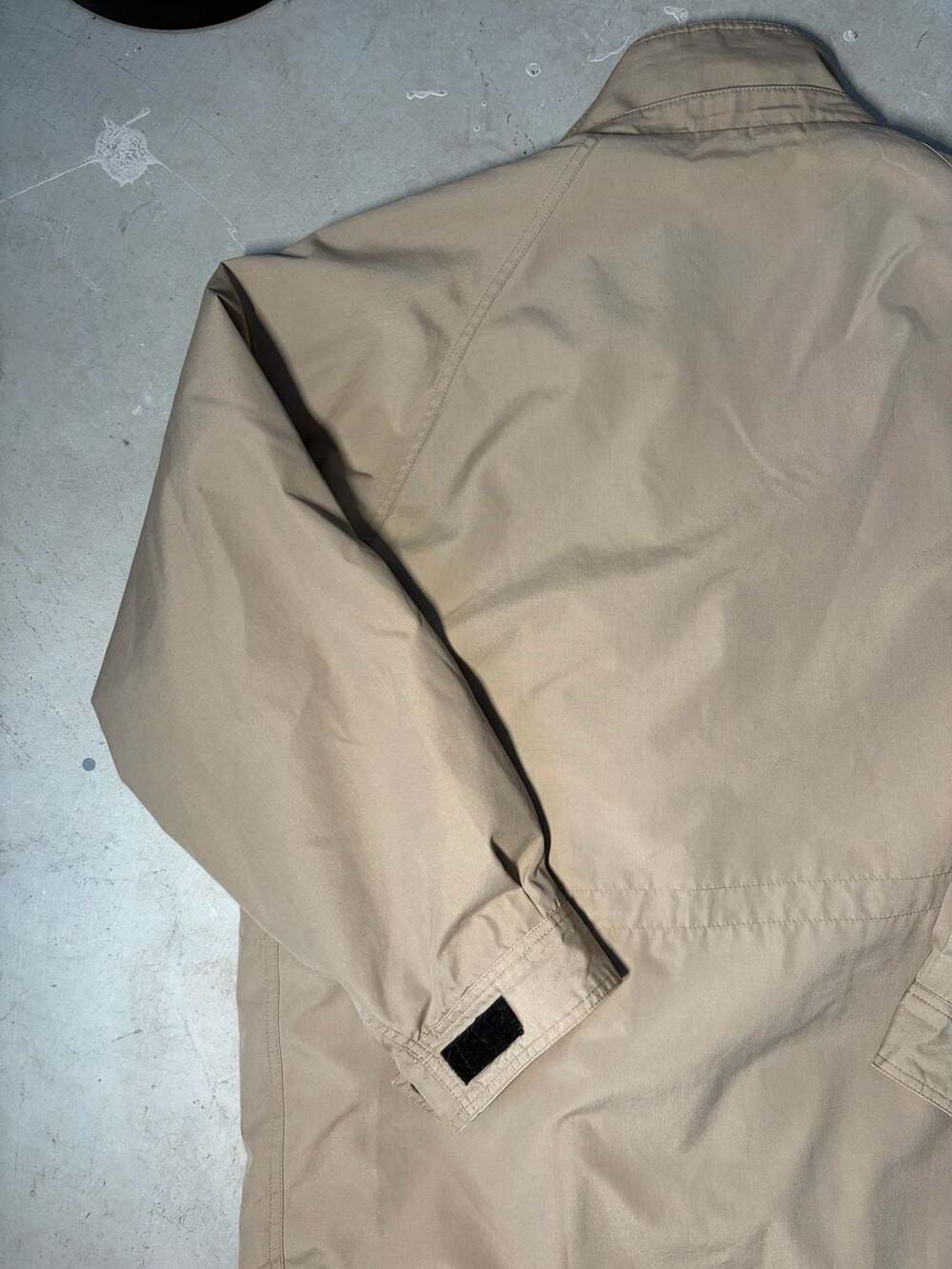 Vintage Eddie Bauer Wool Lined Field Parka Jacket Khaki Large - Picture 11 of 13